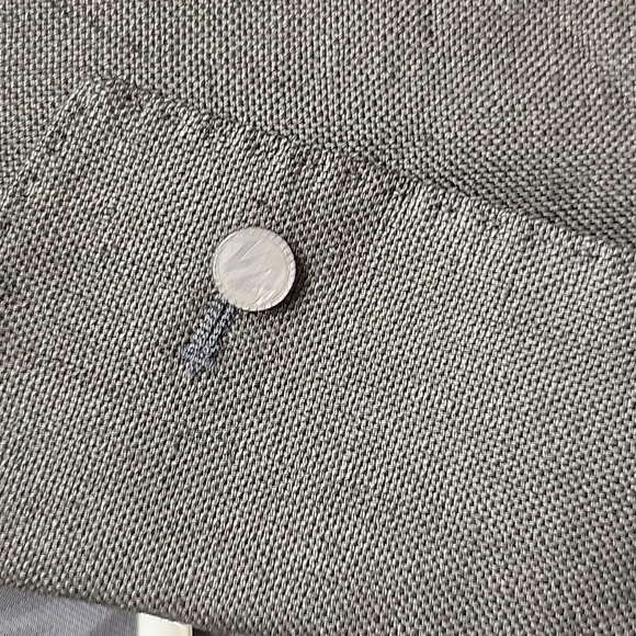Mango Mens Slim Fit Tailored Sz 44 Black Linen Blazer. Unlined. 100% Linen NWT - Picture 7 of 11
